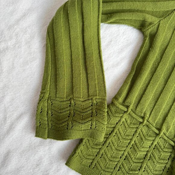 725 originals green knit top - Picture 4 of 7